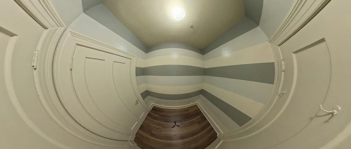 Davidson Respite House hallway entry after remodel - San Antonio TX completed interior design
