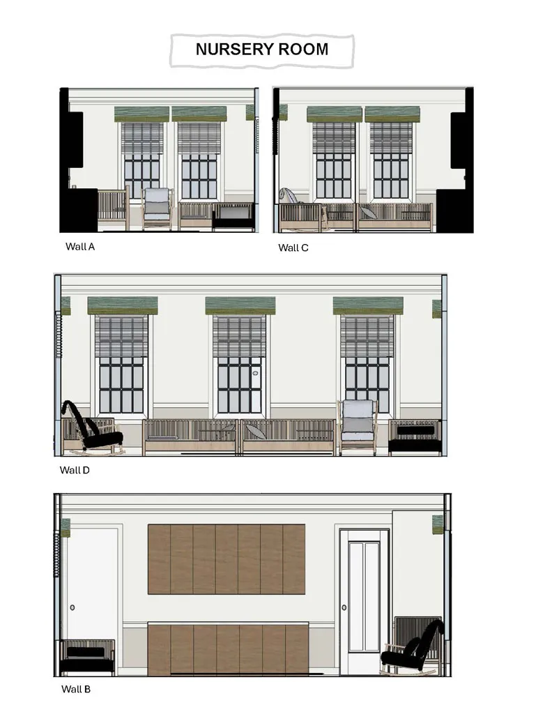 Davidson Respite House Remodel - interior design render 11