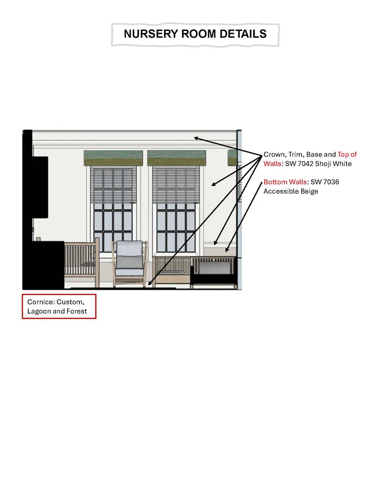 Davidson Respite House Remodel - interior design render 12