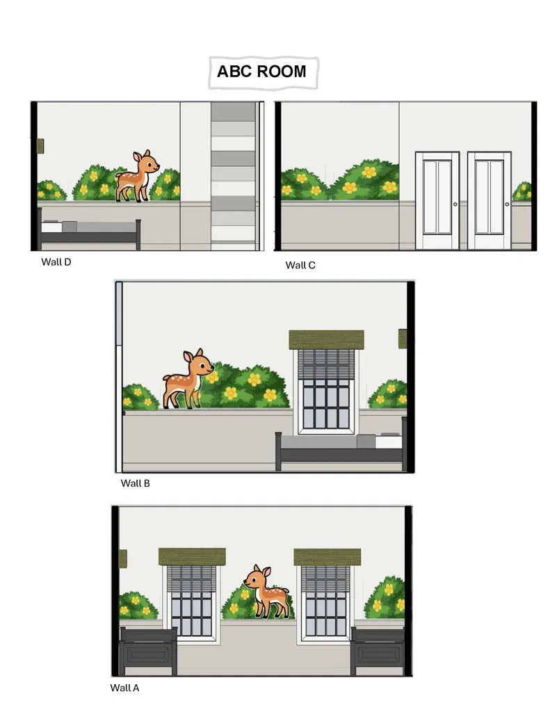 Davidson Respite House Remodel - interior design render 18