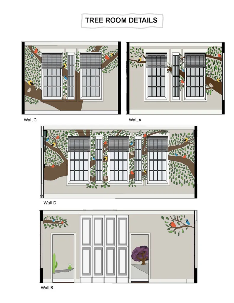 Davidson Respite House Remodel - interior design render 23