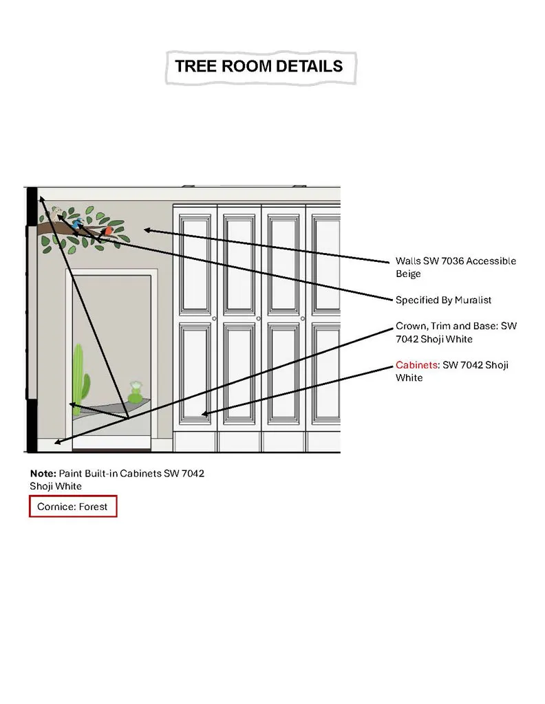 Davidson Respite House Remodel - interior design render 24