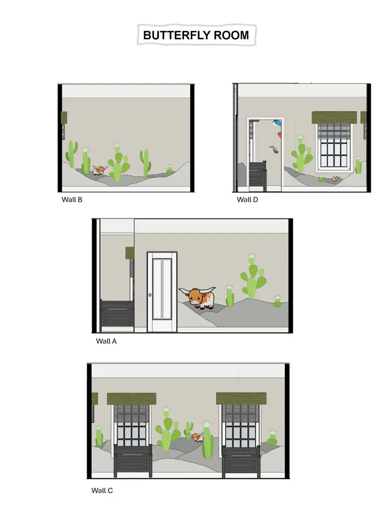 Davidson Respite House Remodel - interior design render 25