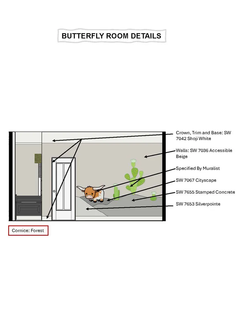 Davidson Respite House Remodel - interior design render 26